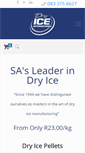 Mobile Screenshot of dryice.co.za